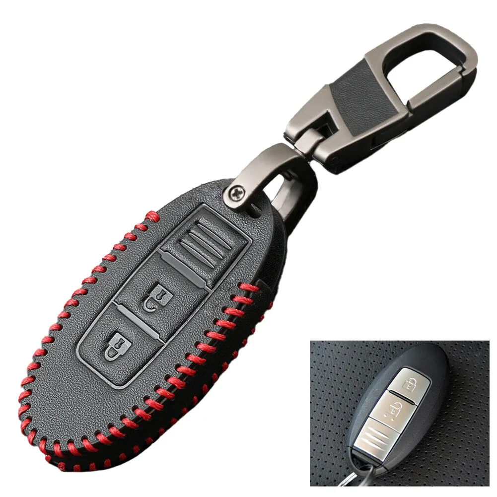 

Alissa X-Trail Key Cover Auto For Nissan Qashqai Key Leather Remote Cover Skyline Juke 1 X Accessories Durable
