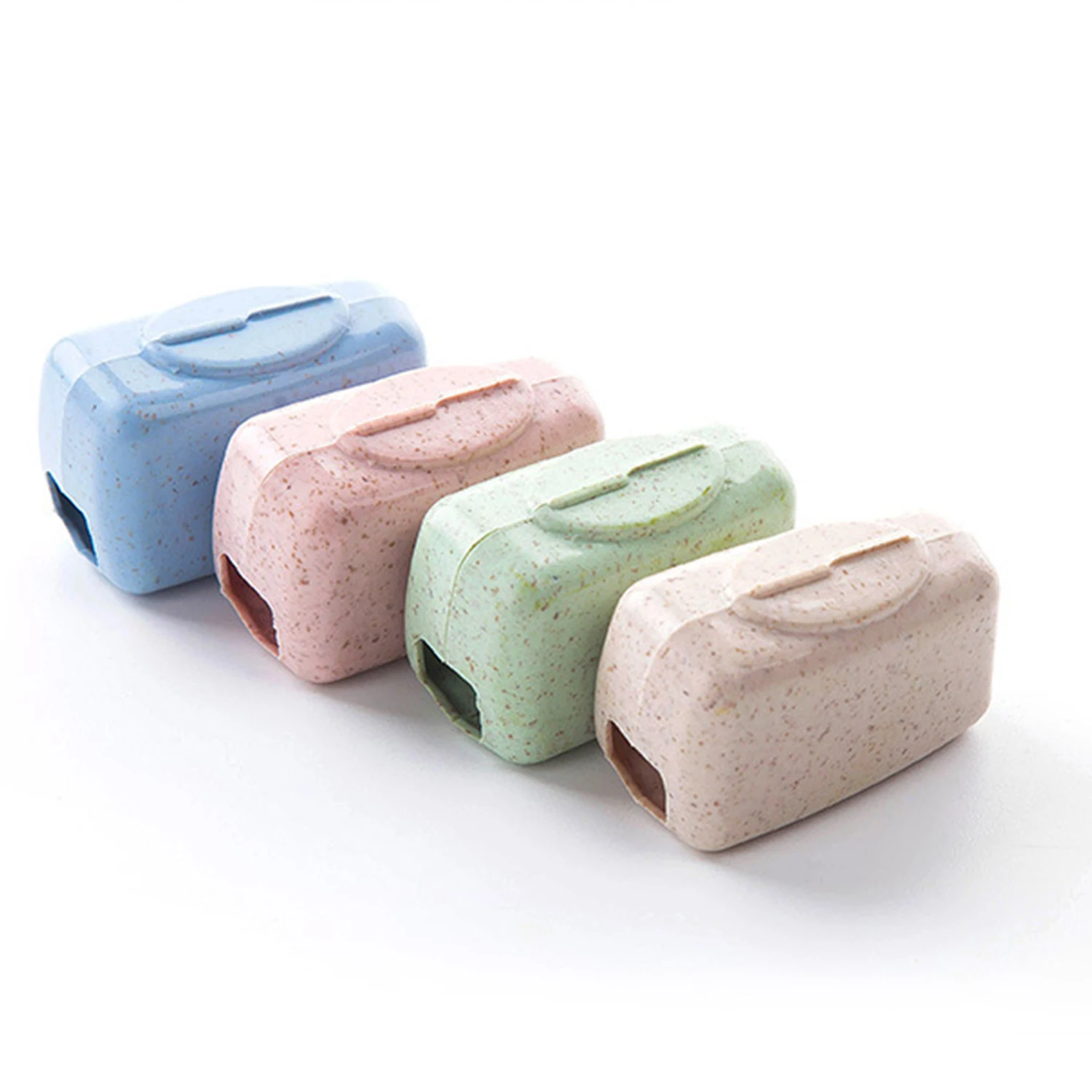 

Чехлы для зубной щетки KAIGOTOQIGO из пшеничной соломы, 4 шт.