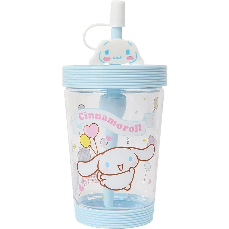 

Sanrio Милая куломи Мелодия сопровождающая чашка высокая ценность мультфильм коричная чашка для воды соломенная чашка для детей
