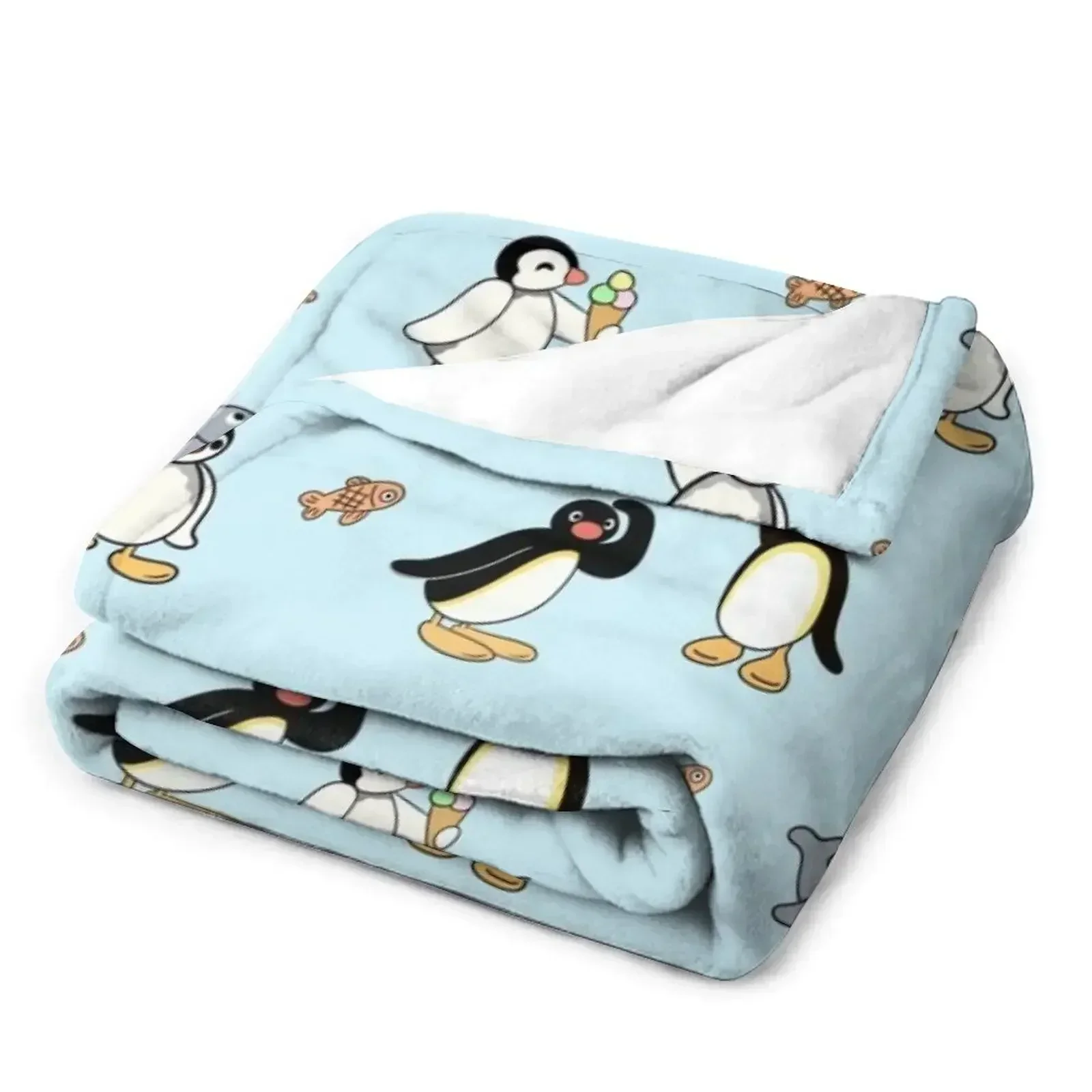 Одеяло Noot pingu и друзья для декоративного дивана декоративное одеяло