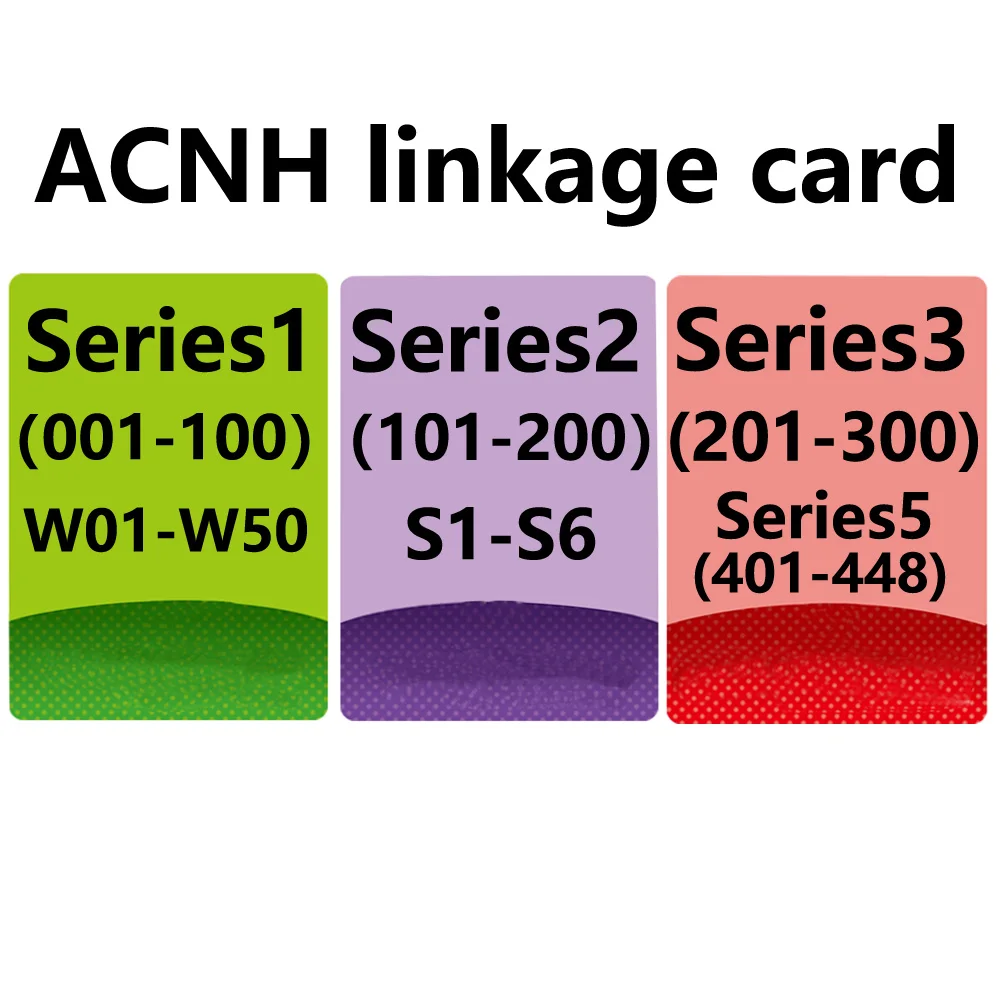 Фото Карта связи ACNH от 001 до 448 Карта Sanrio от S1 до S6 Работает для NS Switch NTAG215 NFC Печатная карта животного №1