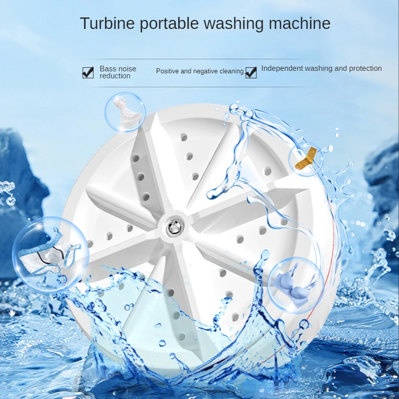 

New Mini Washing Machine Convenient Turbine Cleaning Machine Student Dormitory Underwear, Underwear, Socks Washing Machine