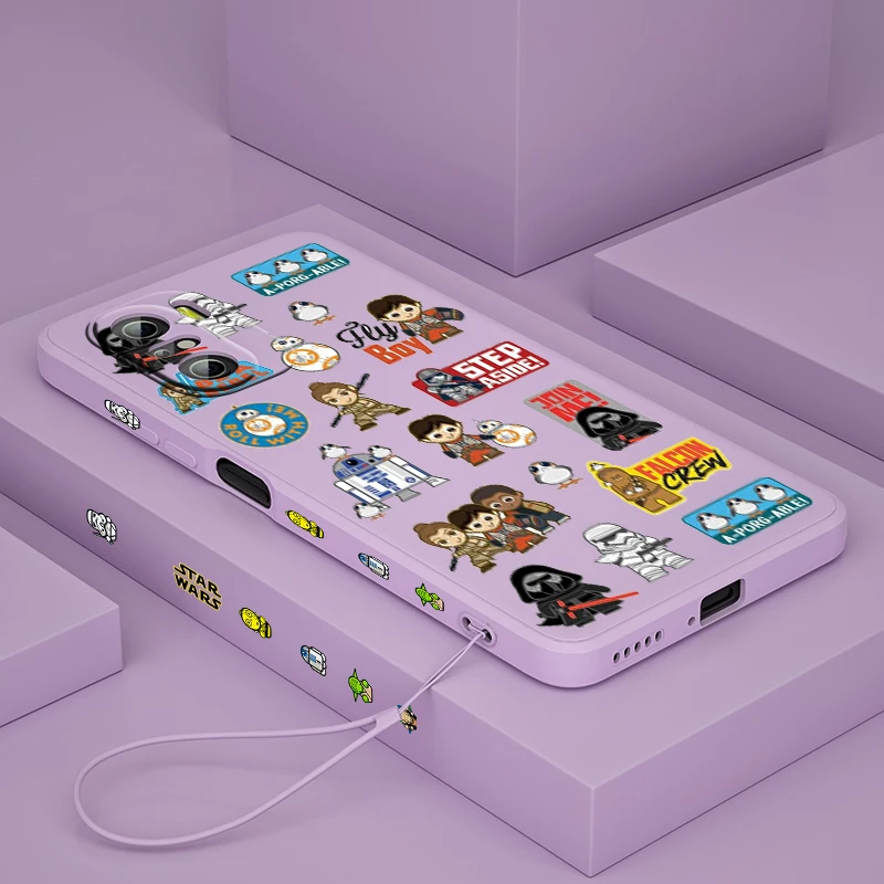 Чехол для телефона с мультипликационным роботом Звездные войны BB8 Xiaomi Redmi K50 K40 Gaming