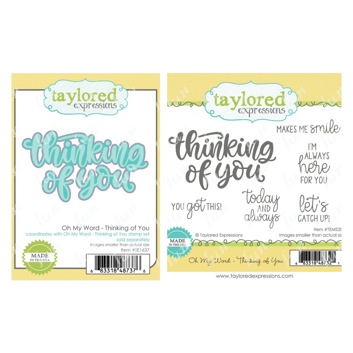 

2023 New Thinking of You Words Sentiment Stamps and Dies Scrapbooking Craft Supplies Diy Paper Card Photo Album Mould Embossing