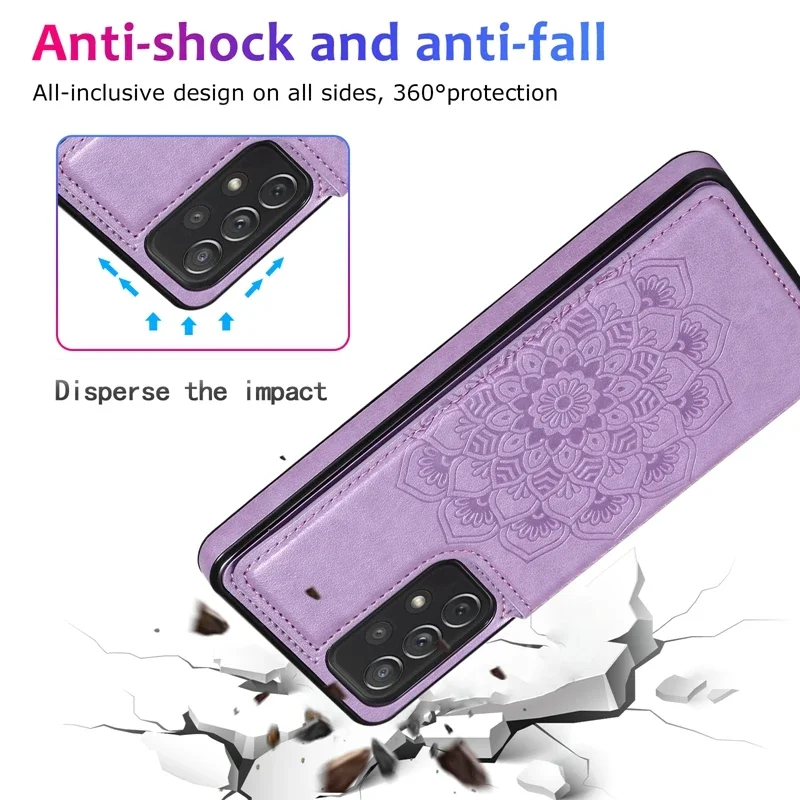 Чехол-Кошелек из искусственной кожи в стиле ретро с откидной пряжкой кожаный