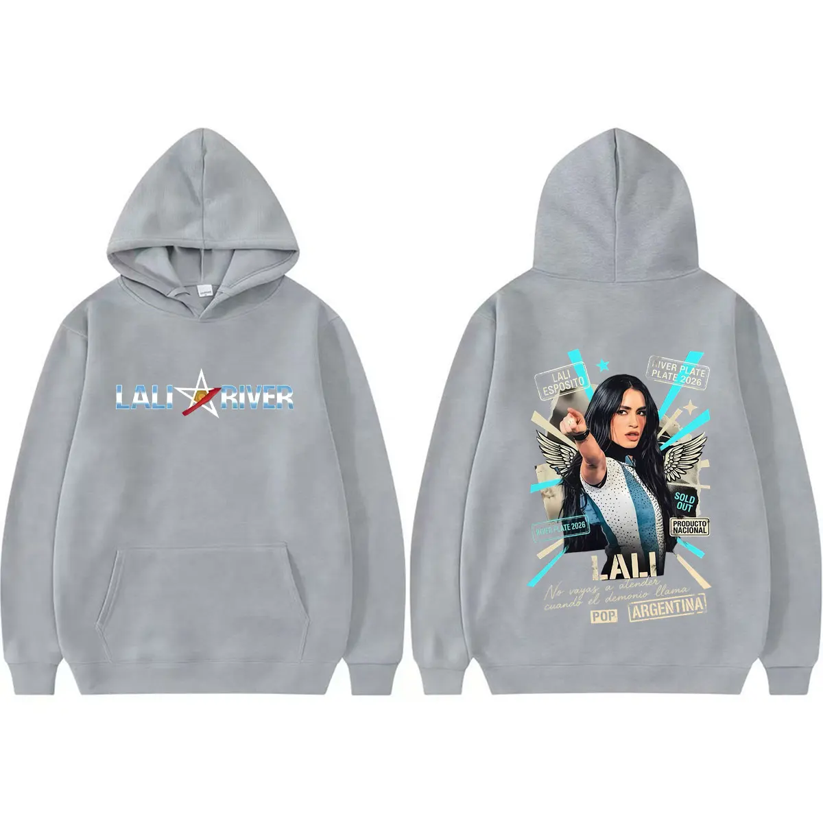 Винтажные худи Singer Lali Esposito LA QUE LE GANA AL TIEMPO 2026 Tour для мужчин и женщин, повседневные пуловеры в стиле Харадзюку, оверсайз свитшоты (art.: 3920da732e4cc) - 3920da732e4cc