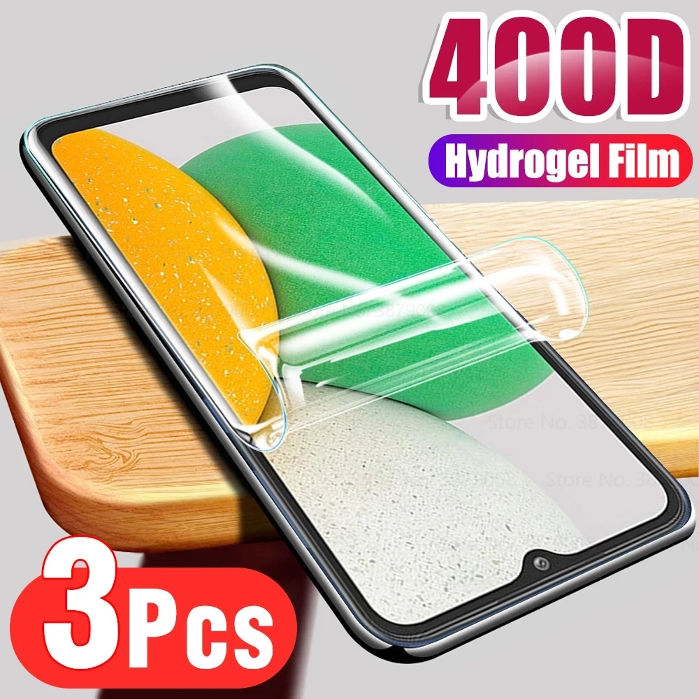 

3PCS Hydrogel Film For Samsung Galaxy A23 Screen Protector For Galaxy A12 A41 A51 A71 A13 A53 A73 A33 A22S A52 A72 A32 5G film