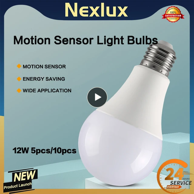 Smart Led Bulbs Motion Sensor Light Automatic Induction Lantern 12W Energy Saving LED Lamp Sensitive Light Bulbs For Bedroom 1