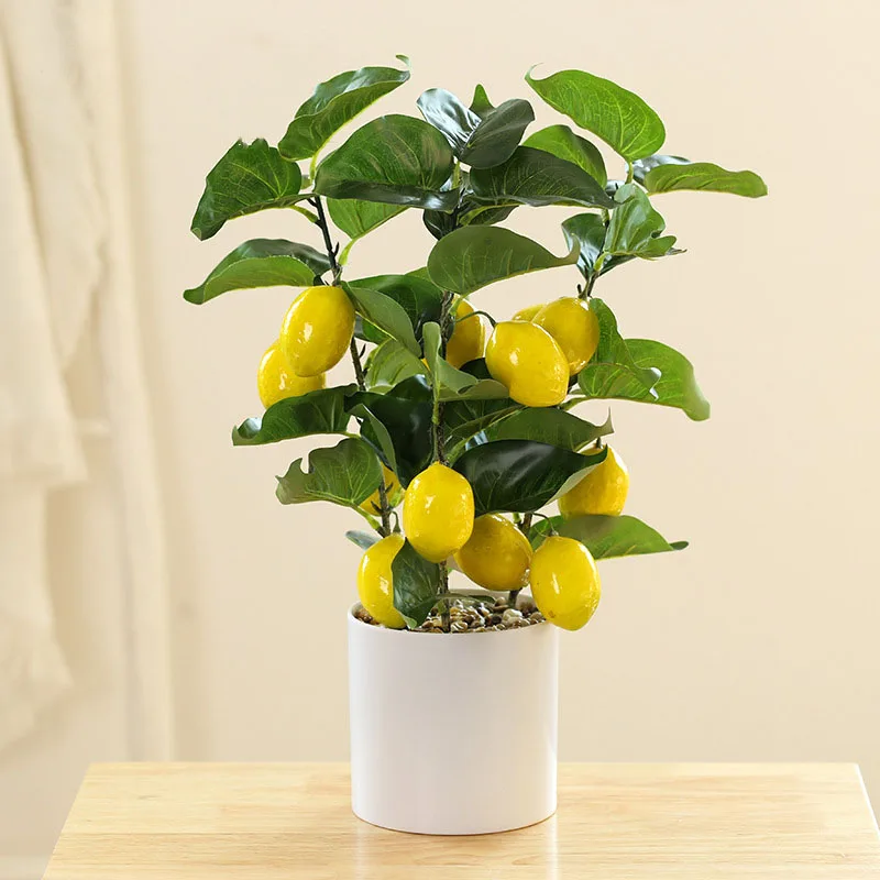 

New Simulation Small Fruit Big Potted Artificial Flower Factory Direct Supply Creative Artificial Home Decoration HomeDecoration