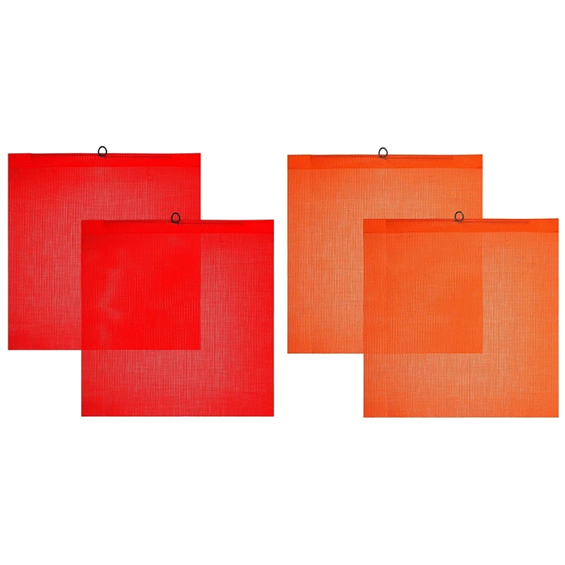 

2 шт., Флаги безопасности для грузовиков и пешеходов, 18 х18 дюймов