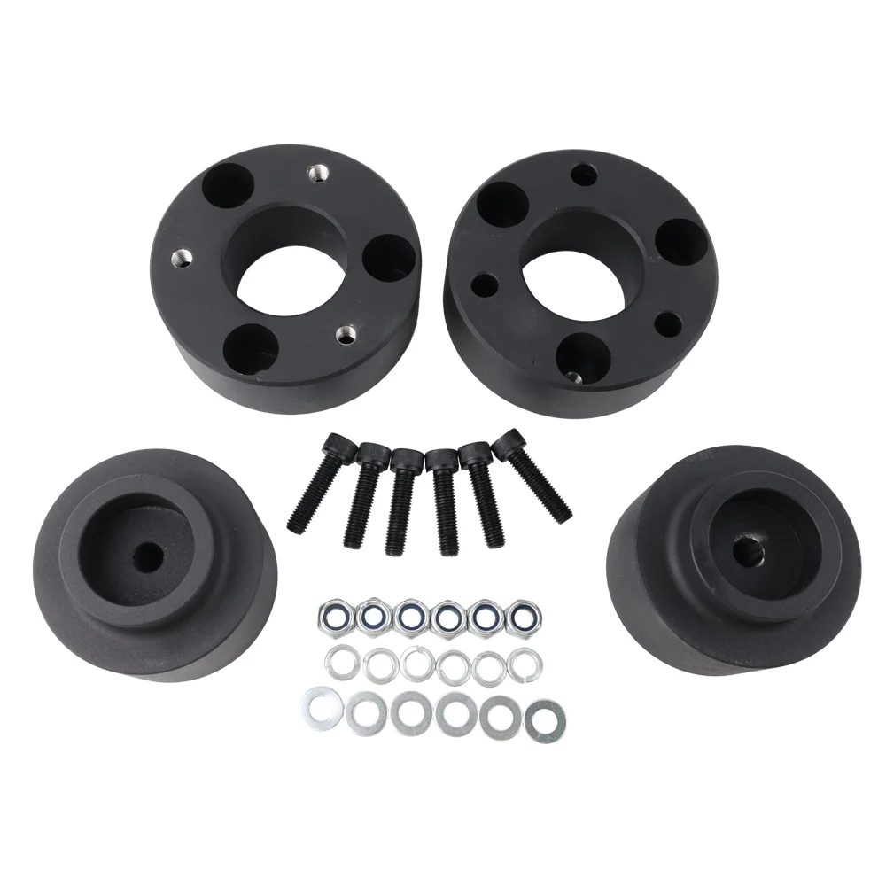 

Black Full Lift Kit 2.5" Front + 2" Rear Leveling Kit Coil Spacers Strut Shocks Absorber Spring For Dodge Ram 1500 4WD 2WD