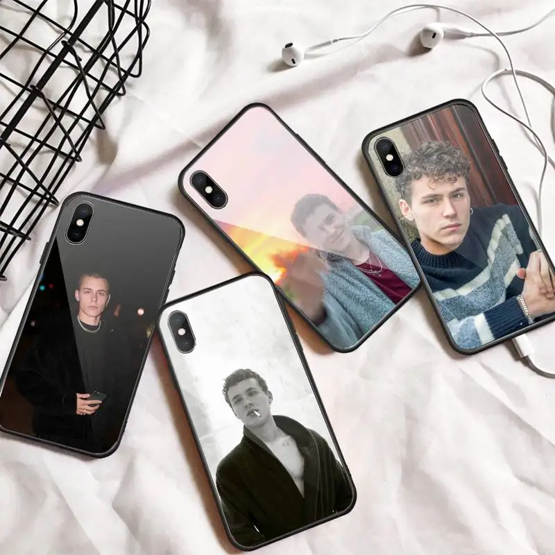 

Arón Piper spanish actor Phone Case Tempered glass For iphone 11 12 13 PRO MAX mini 6 7 8 plus X XS XR