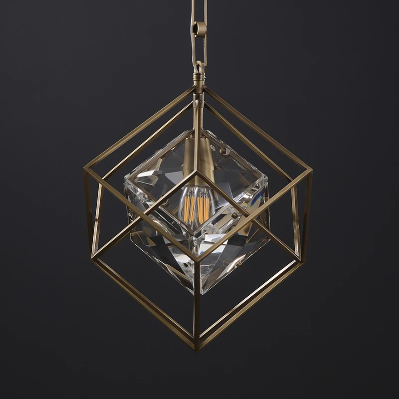 Латунная современная коробка креативная столовая кабинет спальня бар