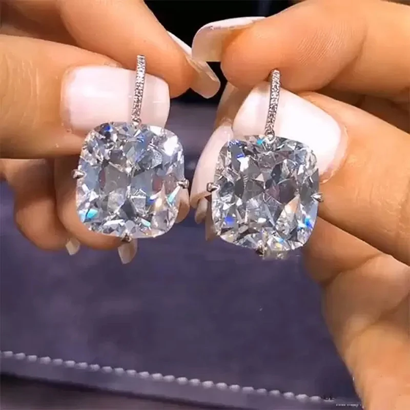 

boucle oreille femme boucles d'oreilles boucle d’oreille acier inoxidable boucle Шикарные Популярные Висячие Серьги серебряного цвета, роскошные серьги для женщин, Ювелирное ...
