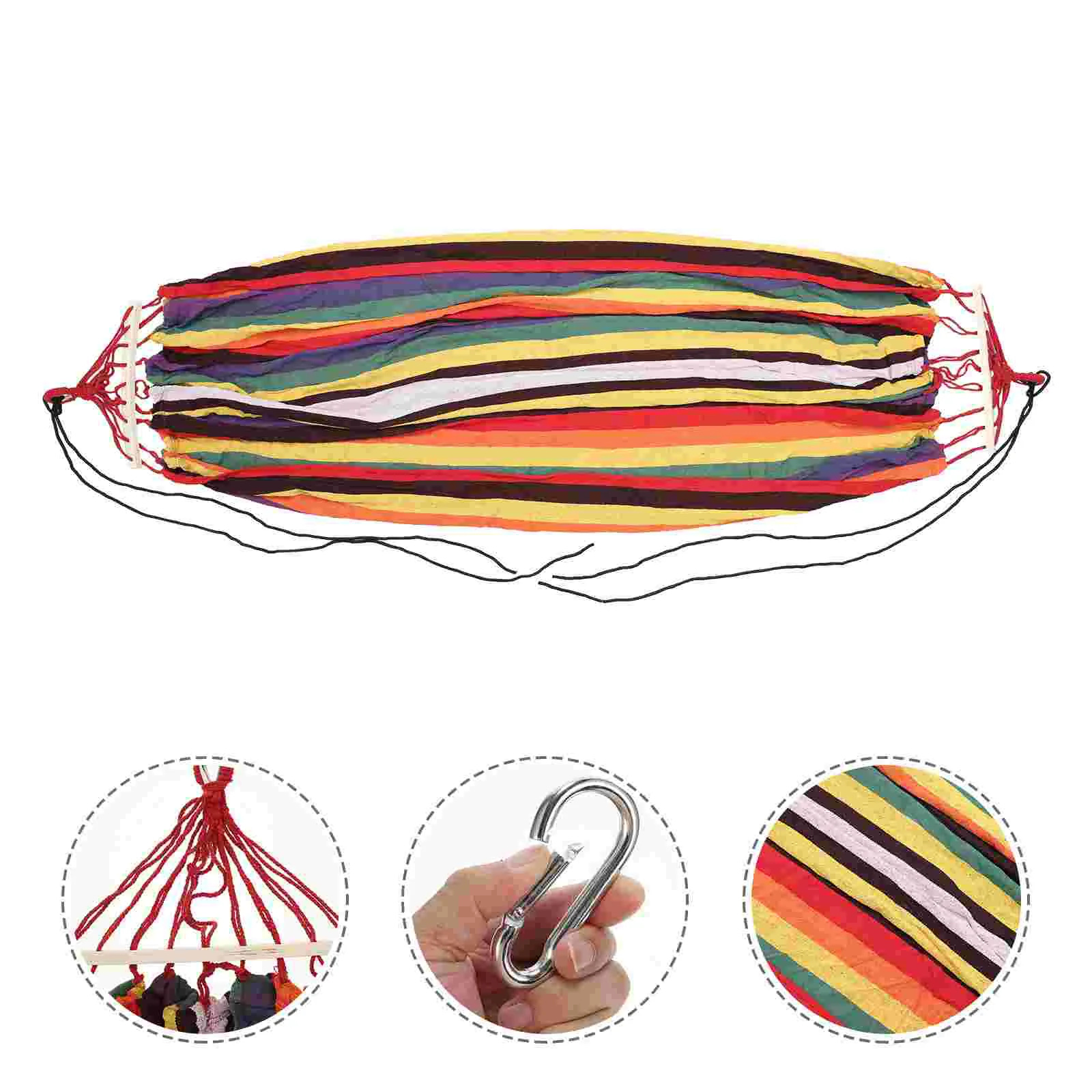

Outdoor Indoor Hammock Portable Double Person Camping Hammock Canvas Swing Hammocks