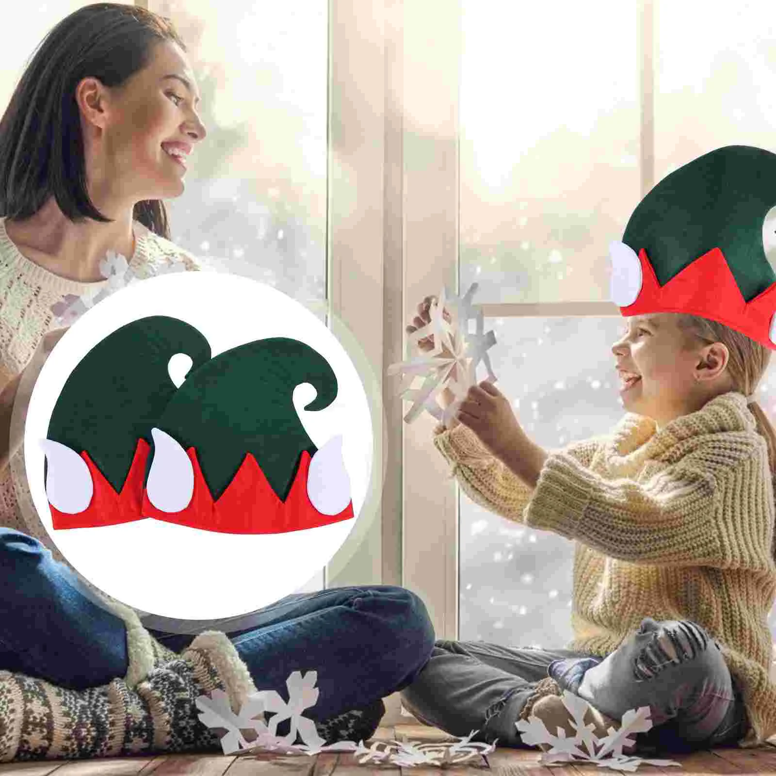 2-х шт. шляпа Санта-Клауса вечерние декоративные шапки рождественские детские