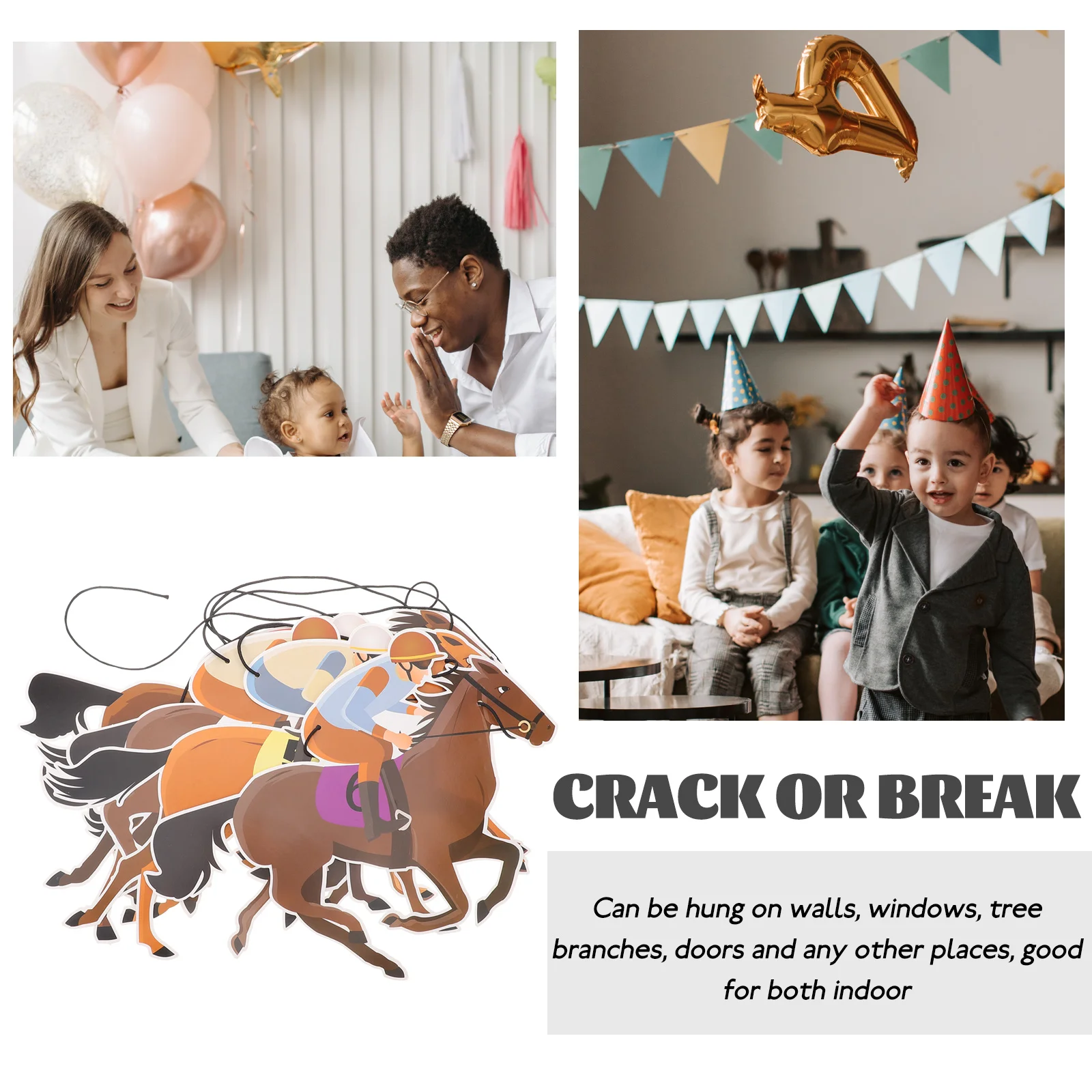 2 шт. флаг на день гонок украшения для скачек баннер домашних животных рождения