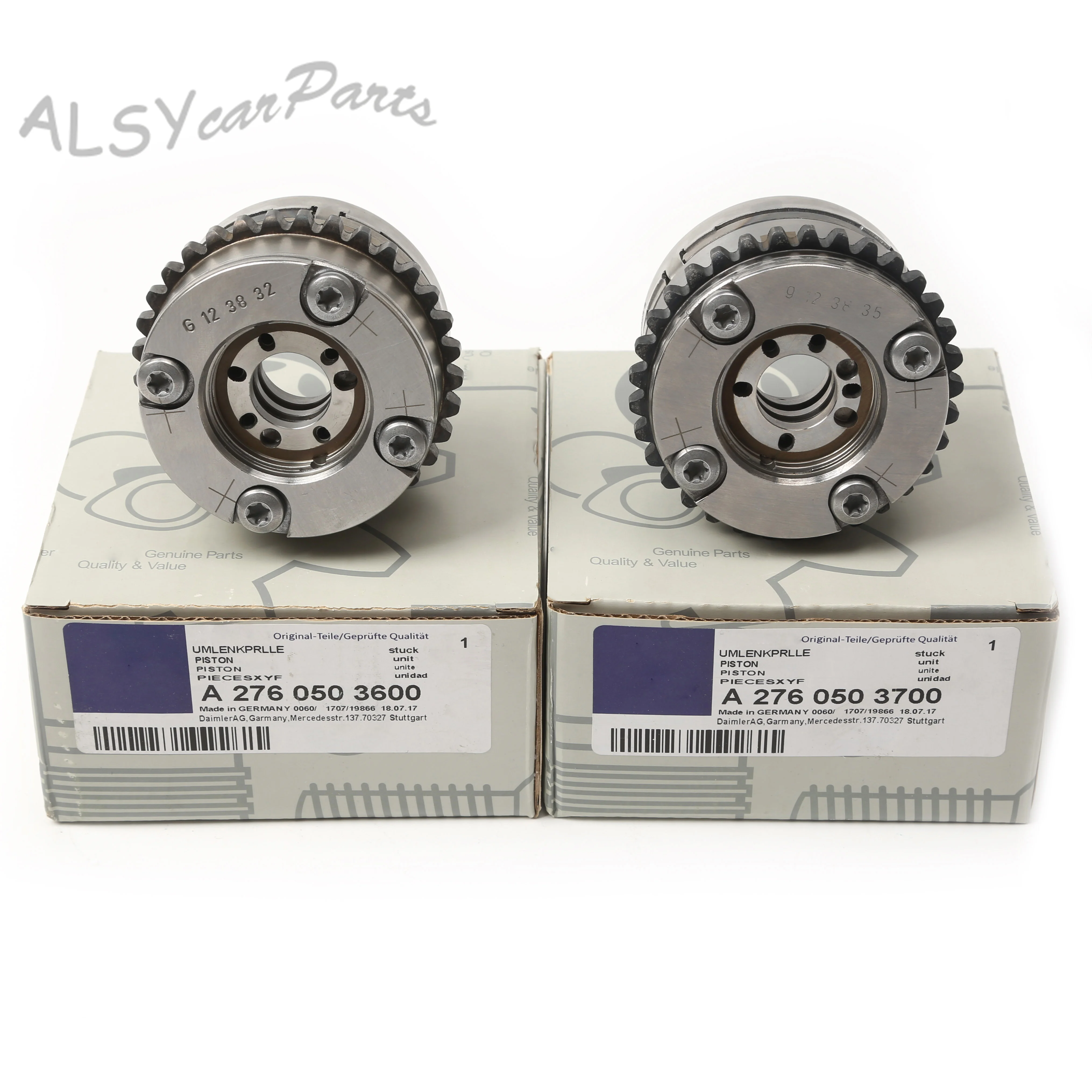 

Engine Left And Right Intake Camshaft Adjuster Set 2760503200 2760503600 For Benz R172 SLK 350 S 320 S 400 W251 MPV X204 SUV