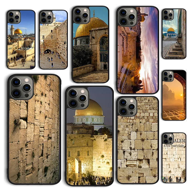 Фото Настенный чехол для телефона Autumu Jerusalem Western Wailing для iPhone 17 Air 16 16e 15 12 11 13 14 Pro Max Plus Coque №1