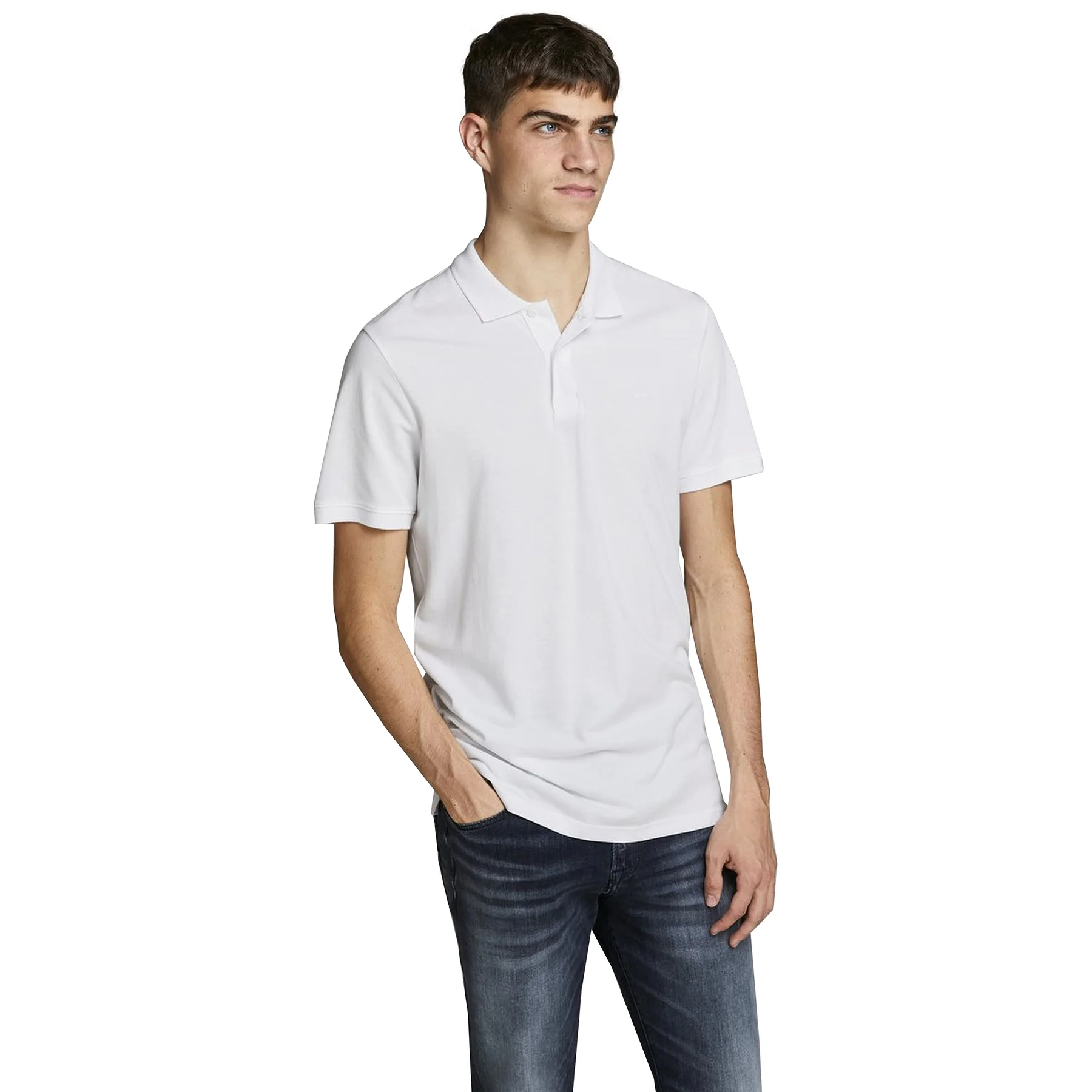 Мужская футболка поло Jack & Jones Essentials Jjebasic 12136516|Мужские футболки| |