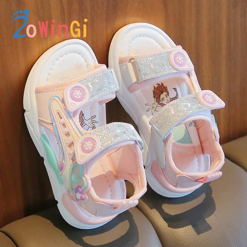 

Size 21-30 Kids Shoes for Girl Sandals Children Shoes Sport Shoes for Girls Princess Sandals Toddlers Shoes for Baby Girls