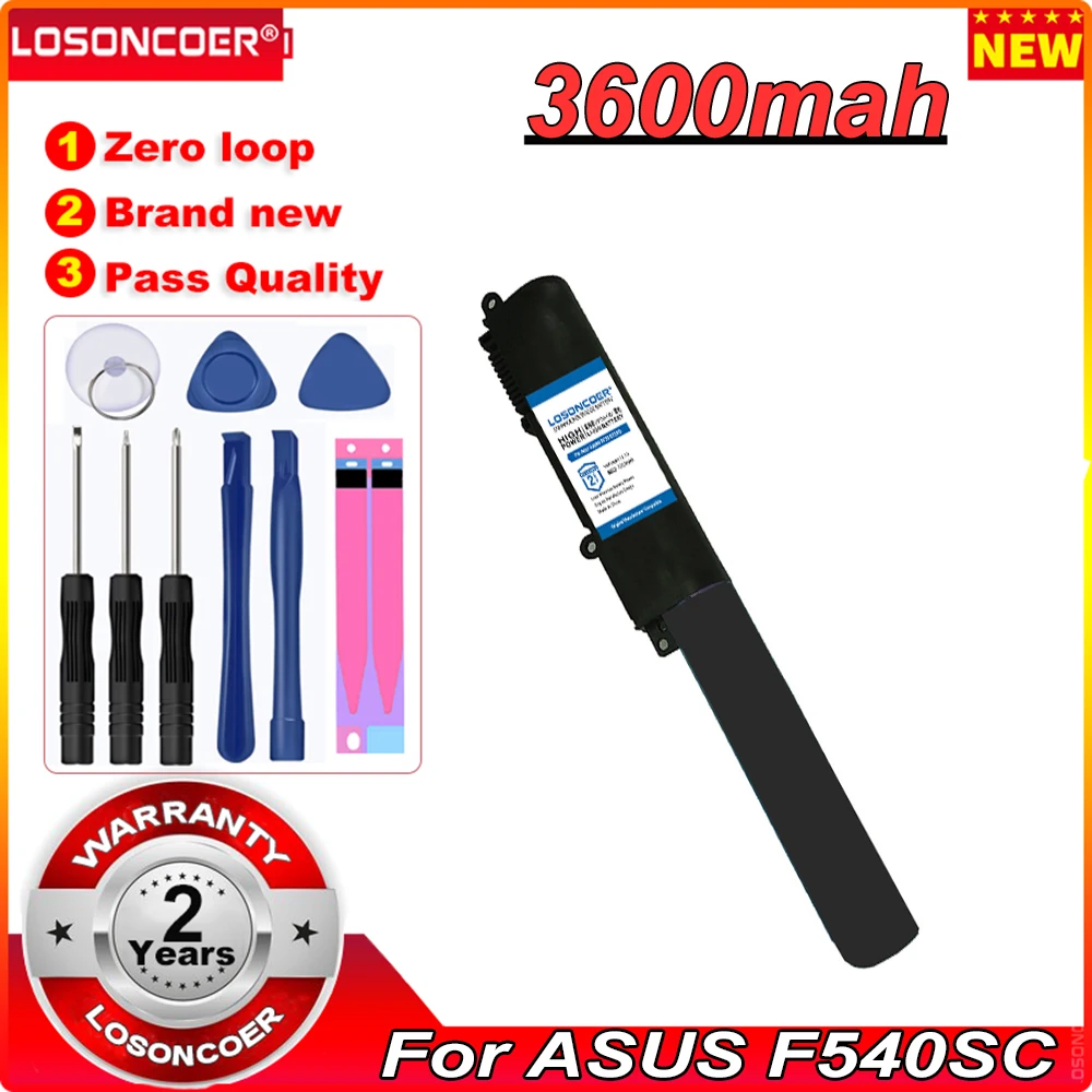 Аккумулятор A31N1519 для ноутбука ASUS F540SC X540LJ F540UP7200 X540S R540L X540SA R540LA X540SC R540LJ, 3 ячейки F540UP7200 X540S R540L