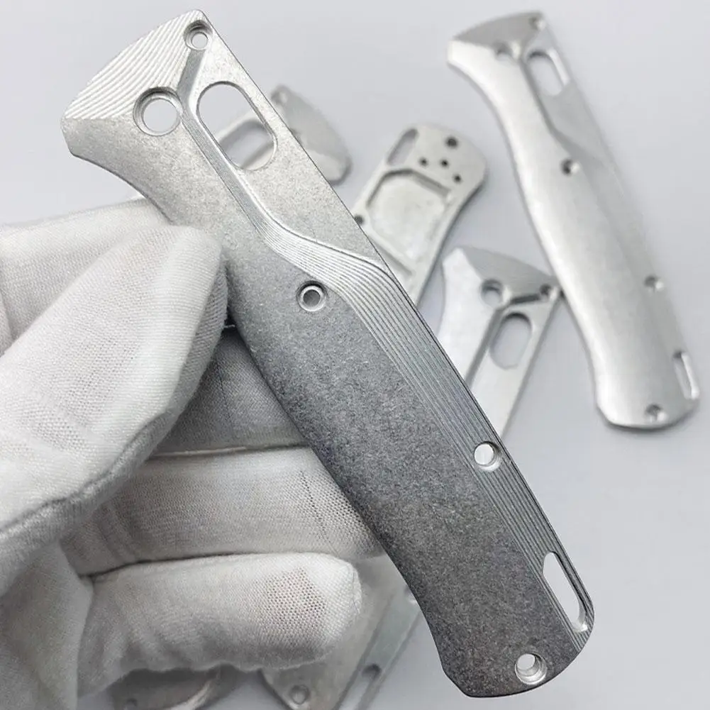 

Aluminium Alloy Folding Knife Scales Handle Patches For Bugout 535 Knives Shank Grips No-Slip DIY Replacement Repair Z1A4