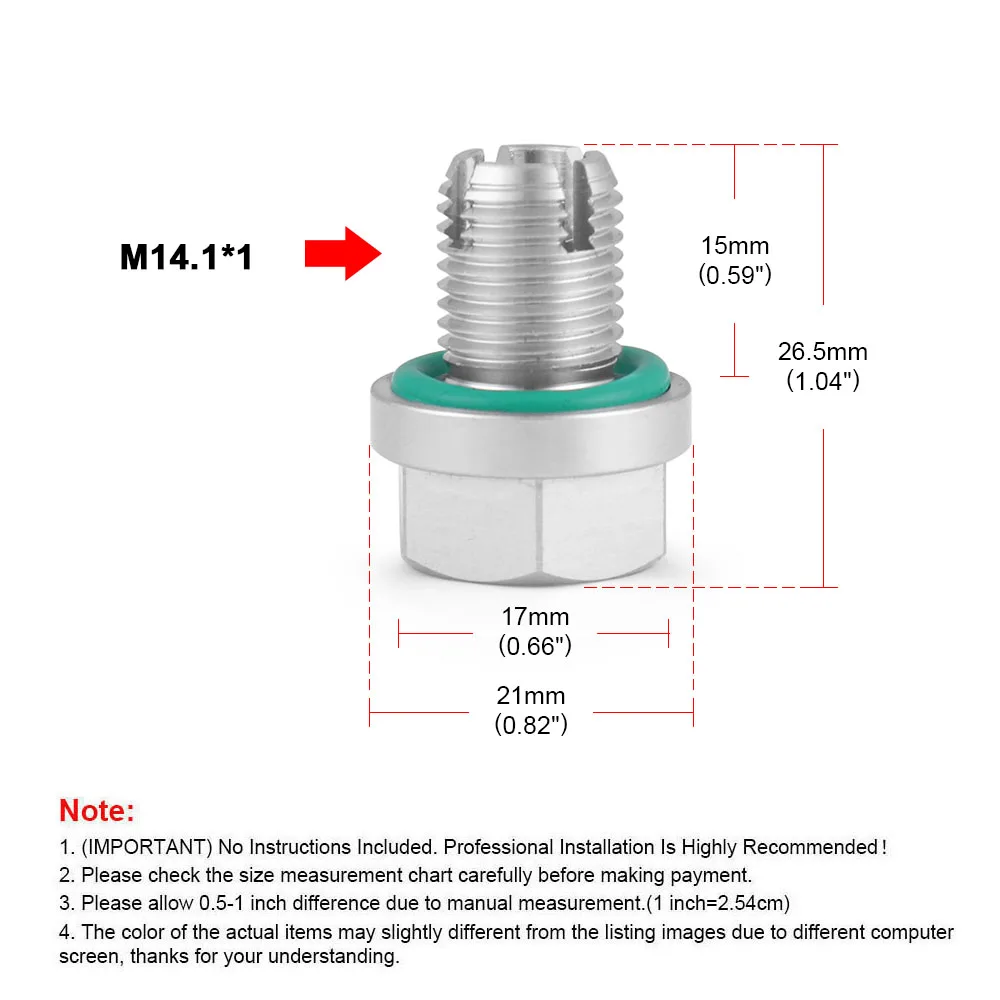 

Комплект для ремонта с вертикальной резьбой из нержавеющей стали с уплотнительным кольцом, заглушка для слива масла Piggyback M10.4/M12.1/M14.1/M16.1/M18.1