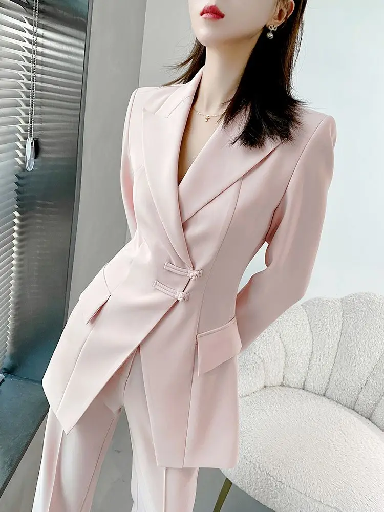 Квалифицированный и элегантный женский комплект одежды облегающий розовый