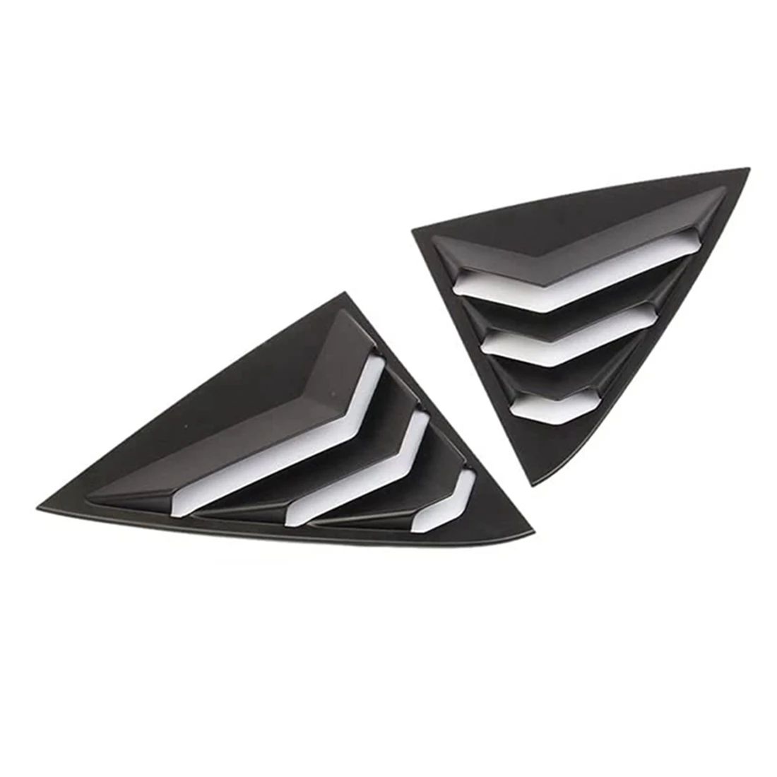 

Накладки на боковые окна, жалюзи из АБС-пластика для Chrysler 300C 2015-2022, аксессуары (черные)