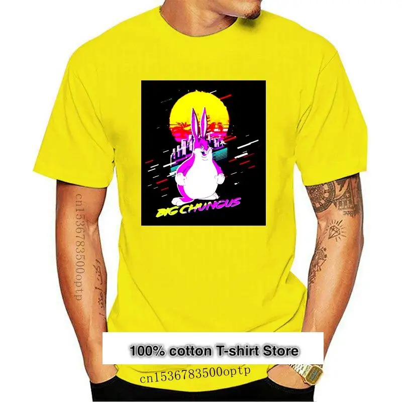 

Camiseta negra de conejo grande para hombre, ropa de algodón de S-3Xl, regalo Vintage, envío gratis, nueva
