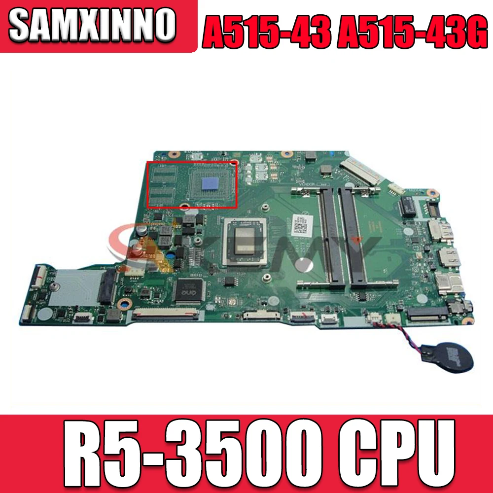 Материнская плата для ноутбука Acer Aspire A515 оригинальная материнская с процессором