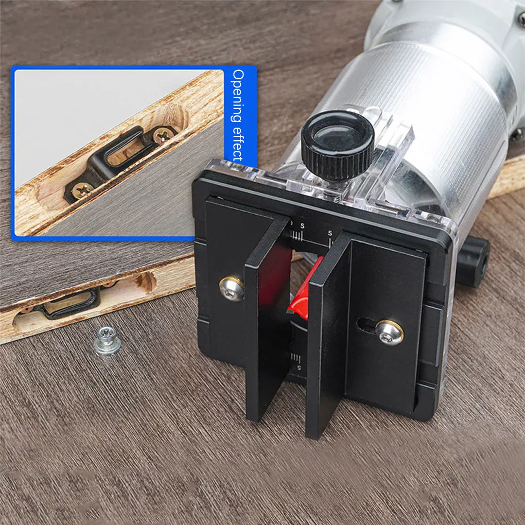 

Trimming Machine Slotted Bracket Accessories Woodworking Invisible Fastener Slotting Brackets Modified Component