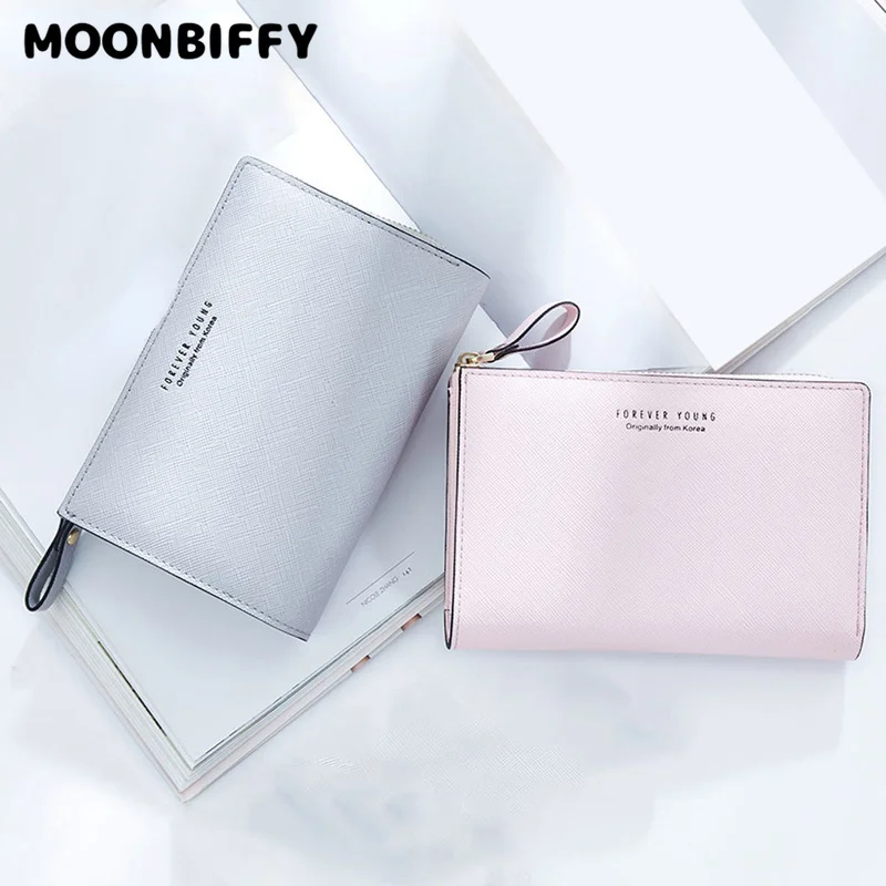 

Wallet Short Girls Hand Carry Coin Purse Student Buckle Zipper Coin Purse Women's High Capacity Card Holder