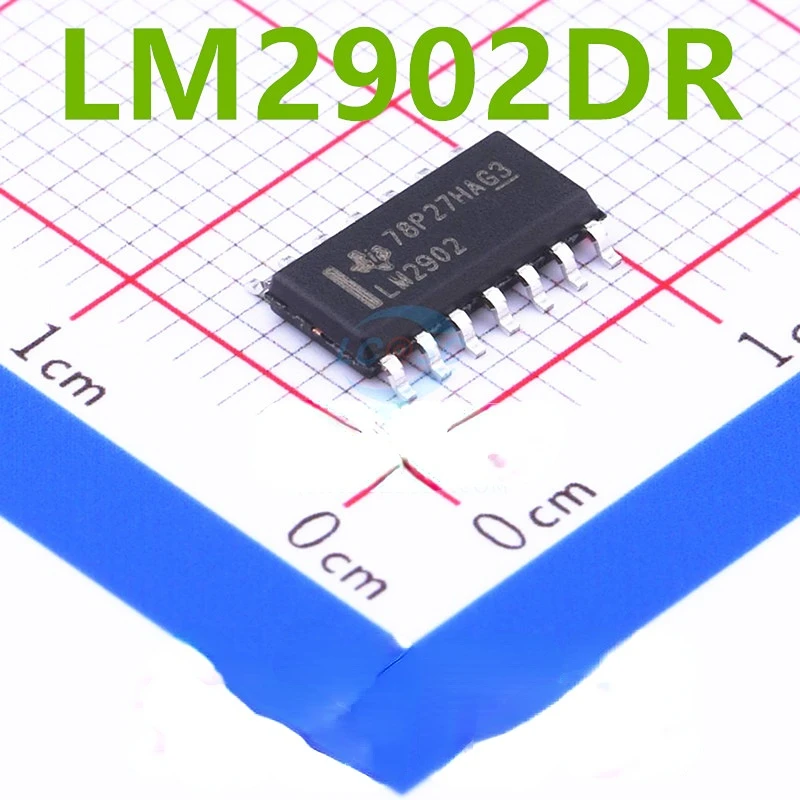 10pcs New and original LM2902DR LM2902 SOP-14 Low power Four-way operational amplifier IC chips LM2902DR LM2902 SOP-14