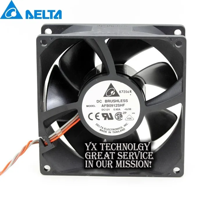 Двухшариковый охлаждающий вентилятор для Delta AFB0912SHF 9032 9 см 12 в а 90*90*32 мм