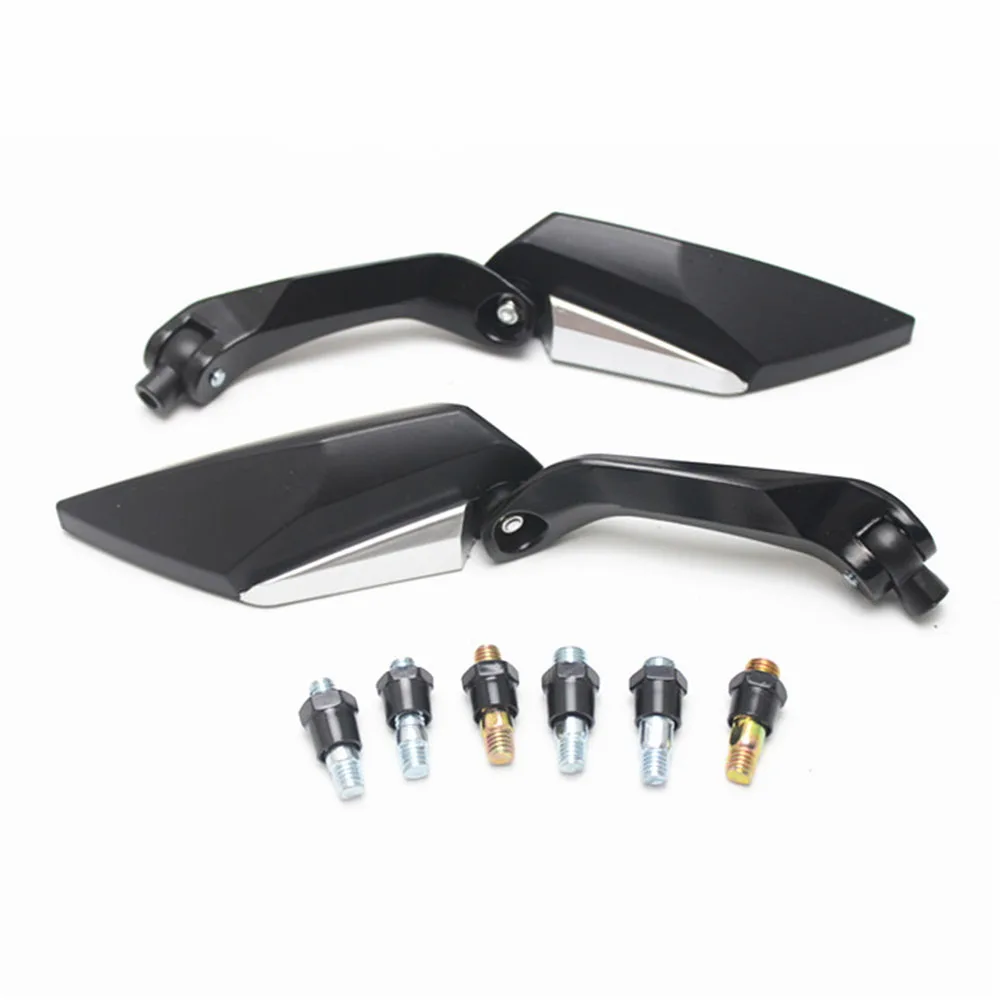 

Пара зеркал заднего вида для мотоцикла, скутера, электровелосипеда, электромобиля 10 мм 8 мм для KAWASAKI Z750 Z800 ER4N ER6N ER6F NINJA ZX14R для HONDA