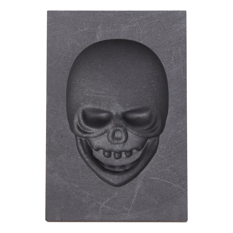 

Convenient Casting Mold 3D Skull Graphite Ingot Mold for Precious metal Casting