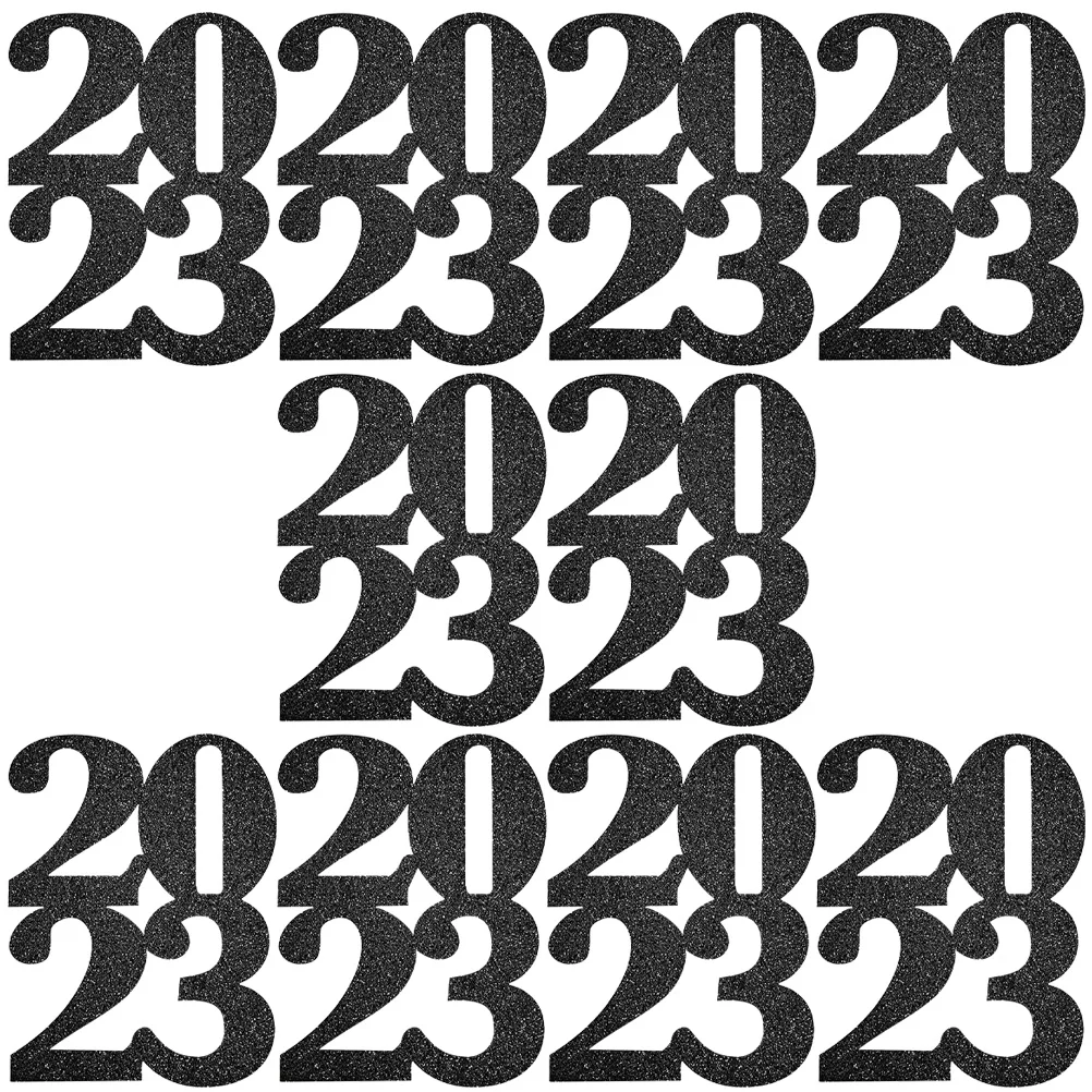 

2023 Graduation Season Celebration Party Tags Cards Glitter Decoration New Year Decorative Ornament Congrats Banner