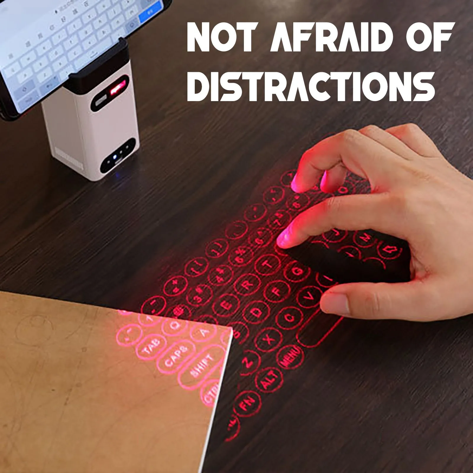 

Bluetooth-клавиатура виртуальная лазерная с беспроводной проекцией и мышью