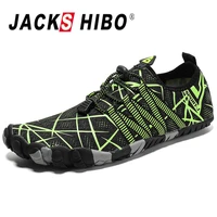 jackshibo men quick drying beach shoes barefoot sneakers breathable walking water shoes womens surfing wading sport aqua shoes