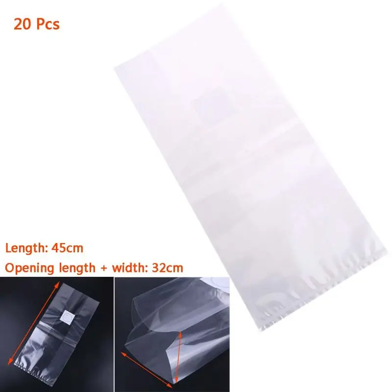 

20pcs 6 Sizes Mushroom Growth Bags High Temperature Plastic Garden Planting Bag