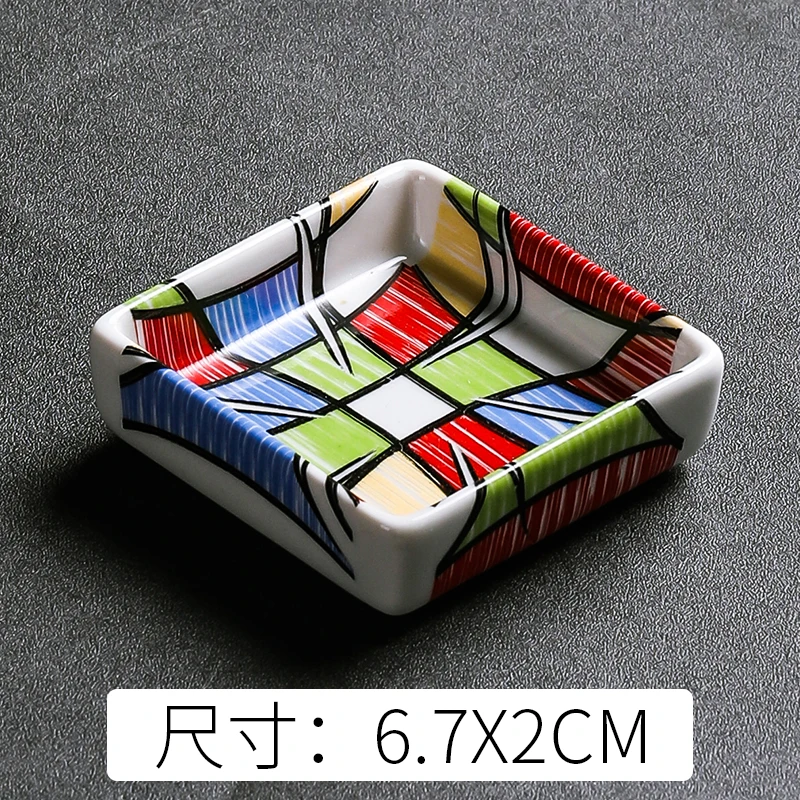 

Квадратная керамическая тарелка для соуса DIVEDEER