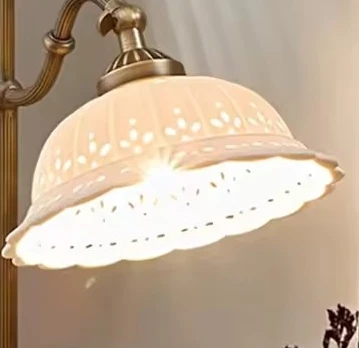 

Настольная лампа IWP керамическая, медная, E14