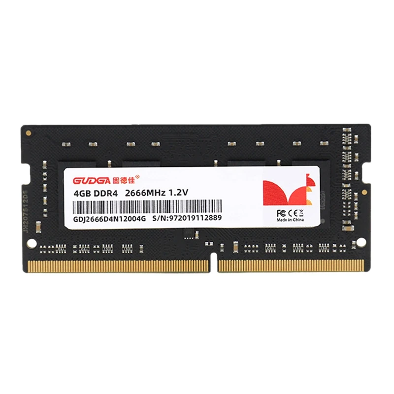 

GUDGA DDR4NB RAM DDR4 2666Mhz 260Pin 1.2V SODIMM RAM Laptop Gaming Memory Module Compatible With 2133/2400