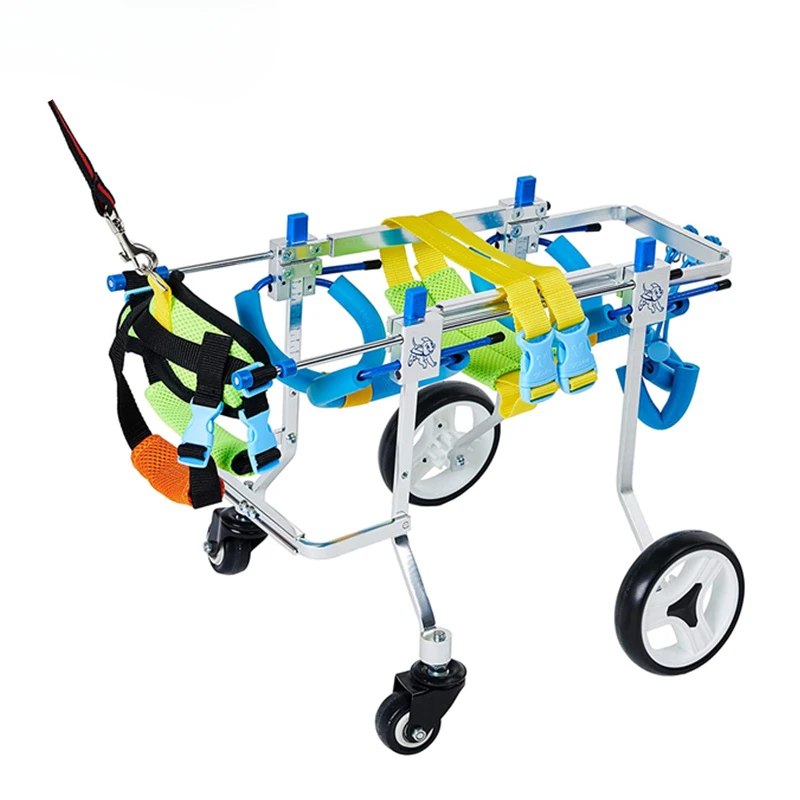 Вращающийся на 4 колесах автомобиль колесо для животных собак 4-10 кг