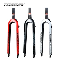 toseek suspension bike 29 bicycle fork tapered bike hard fork 520g carbon framework mtb 29 front fork for bicycle