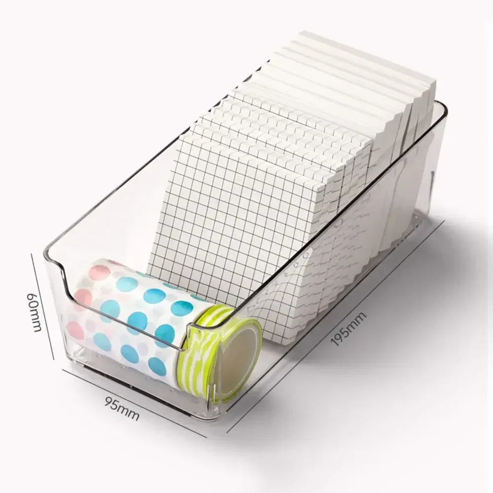 

Прозрачный настольный органайзер для канцелярии