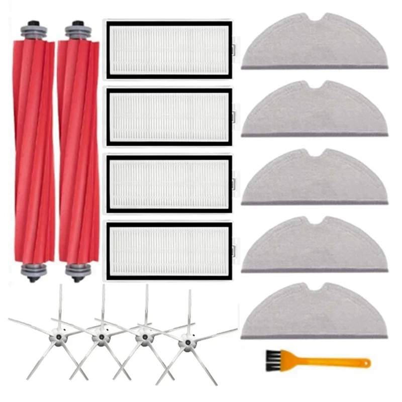 

16PCS Accessory Kit For Roborock Q7 Max / Max+ / T8 Robot Cleaner Replacement Parts Hepa Filter Spare Parts