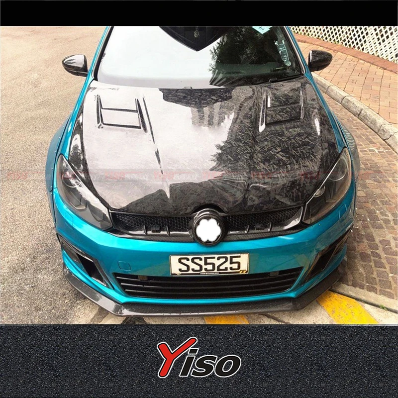 Фото Подходит для GOLF 6 R20 GTI R, модифицированный аэродинамический комплект ASPEC, крышка двигателя из карбона ASPEC для GOLF 6 R20 R GTI. №4